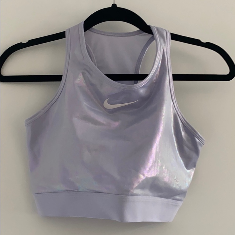 Iridescent Nike sports bra